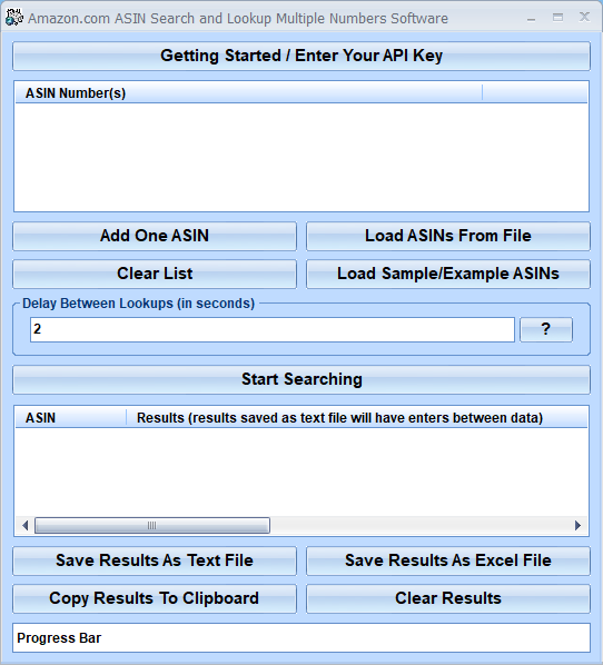 screenshot of amazon.com-asin-search-and-lookup-multiple-numbers-software