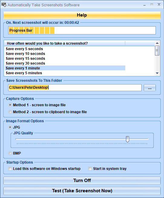screenshot of automatically-take-screenshots-software