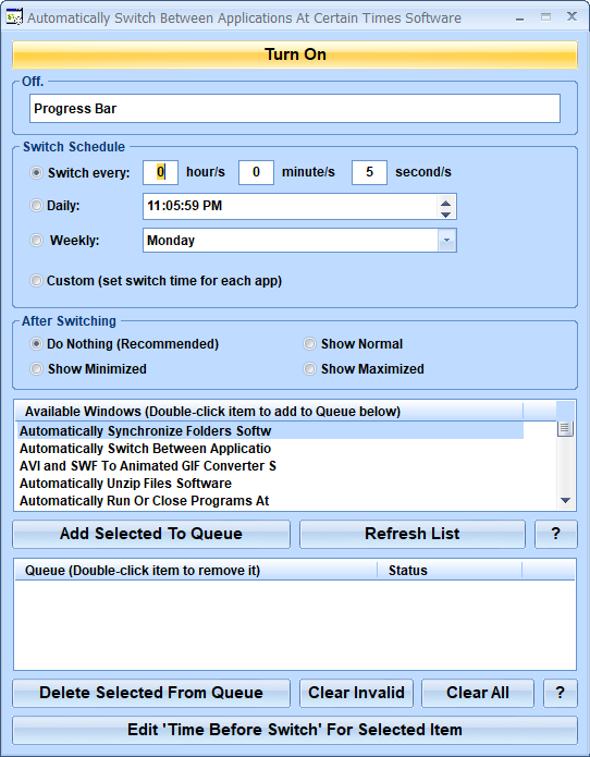 screenshot of automatically-switch