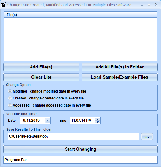 screenshot of change-date-created