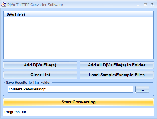 screenshot of djvu-to-mobi-software