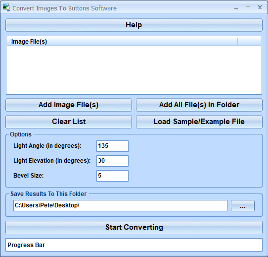 screenshot of image-to-button