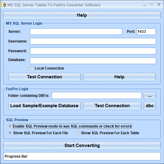 screenshot of ms-sql-to-foxpro