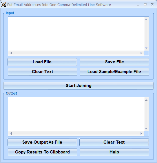 screenshot of put-email-addresses-into-one-comma-delimited-line-software