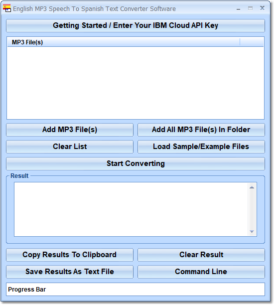 screenshot of english-mp3-spanish-text
