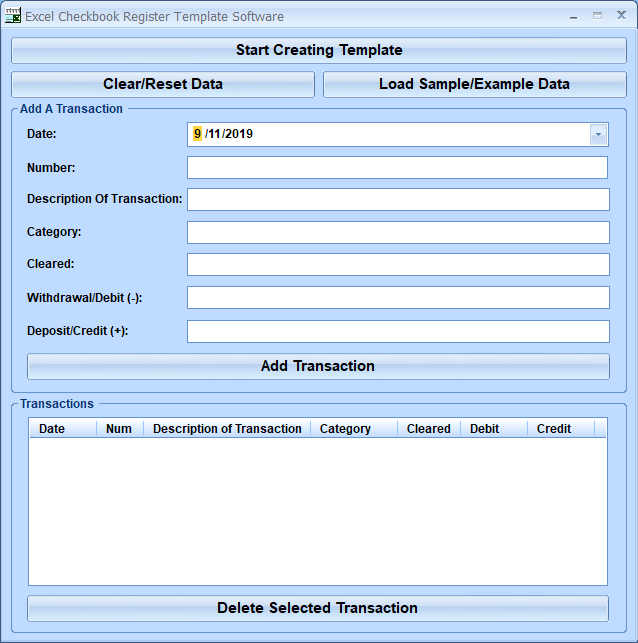 screenshot of excel-checkbook-register-template-software
