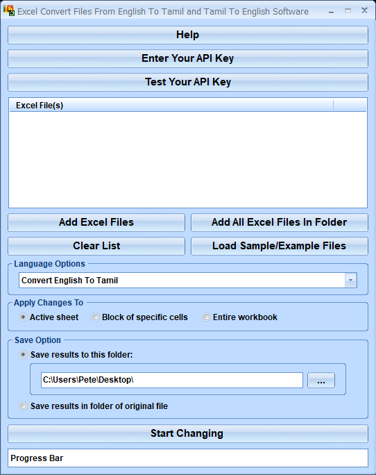 screenshot of excel-convert-files-from-english-to-tamil-and-tamil-to-english-software