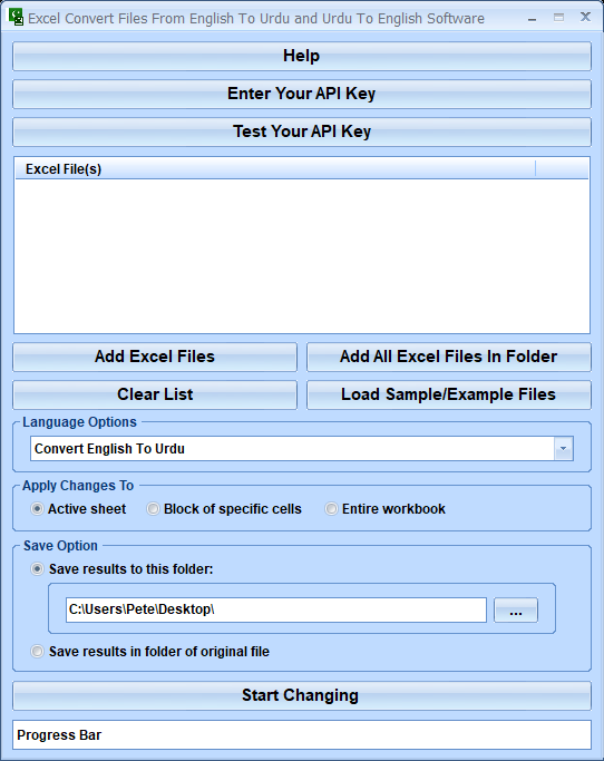 screenshot of excel-convert-files-from-english-to-urdu-and-urdu-to-english-software
