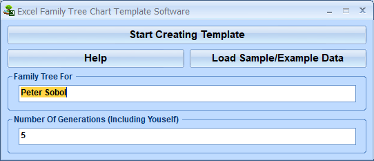 screenshot of excel-family-tree