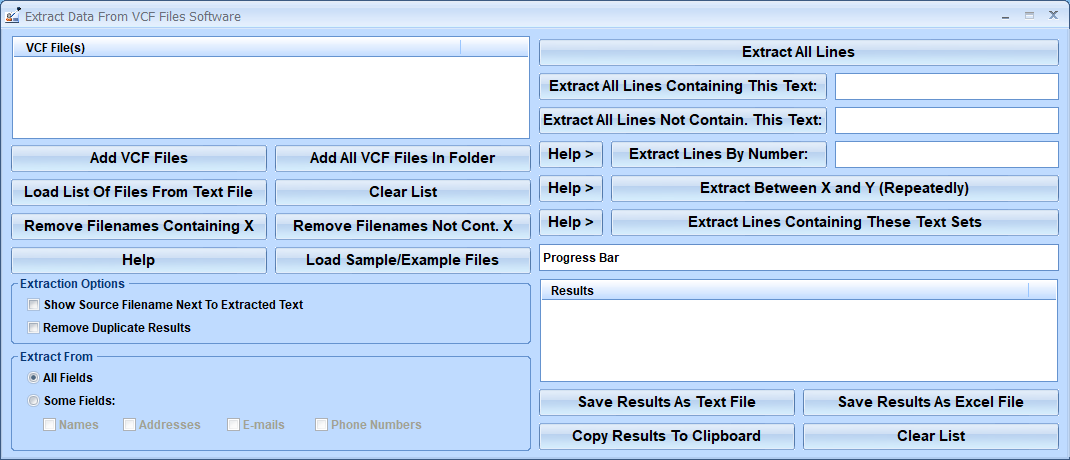screenshot of extract-text-vcf