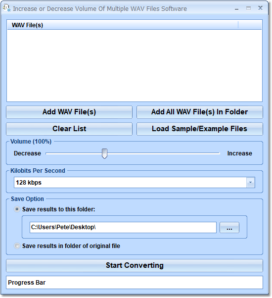 screenshot of wav-increase-volume