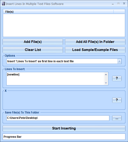 screenshot of insert-lines-in-multiple-text-files-software
