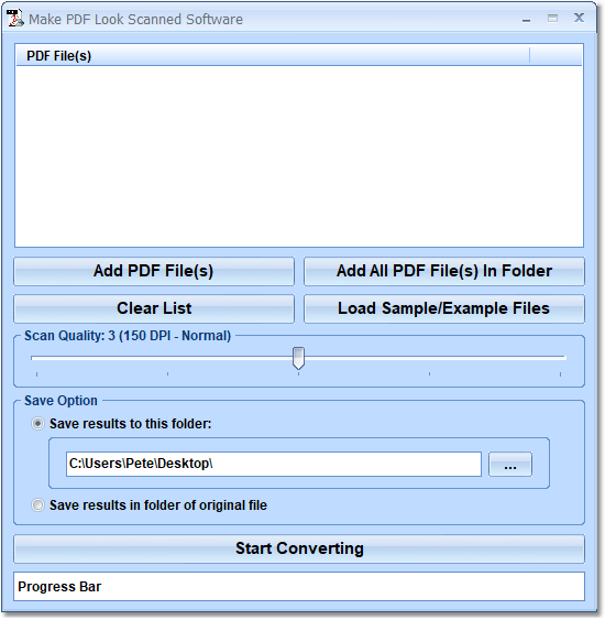 screenshot of make-pdf-look-scanned