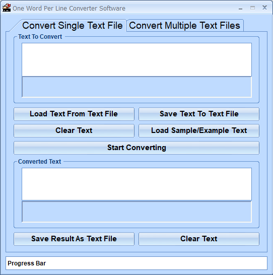 screenshot of one-word-per-line