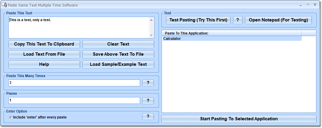 screenshot of paste-same-text-multiple-times