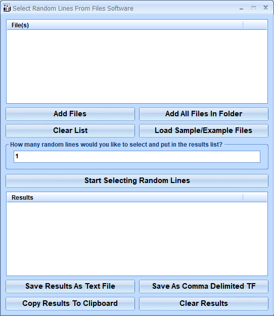 screenshot of select-random-lines-from-files-software