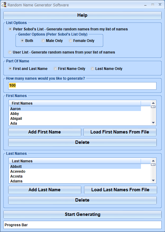screenshot of random-name-generator-software