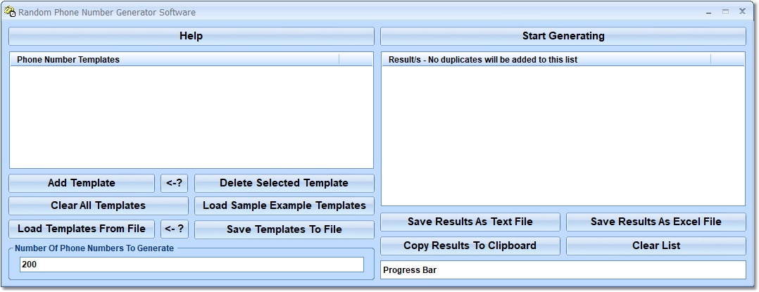 screenshot of random-phone-generator-software