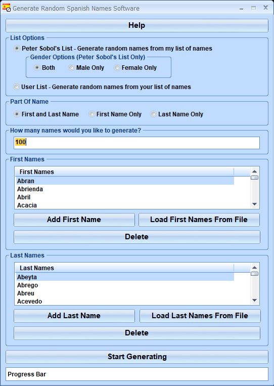 screenshot of random-spanish-software