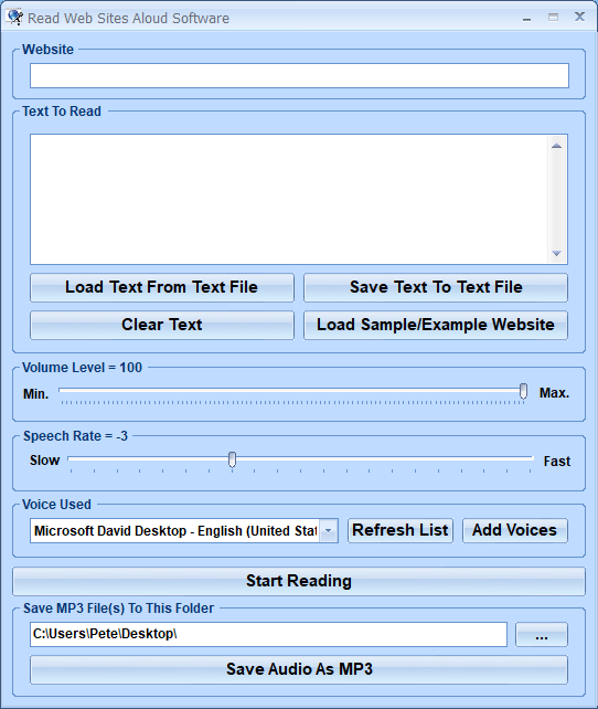 screenshot of read-web-site-aloud