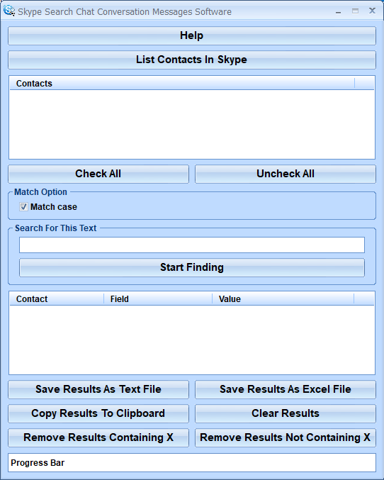 screenshot of skype-search