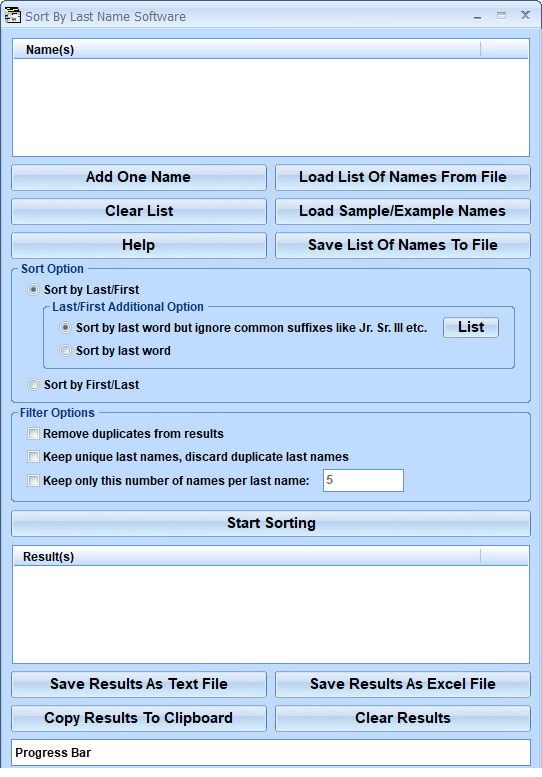 screenshot of sort-by-last-name