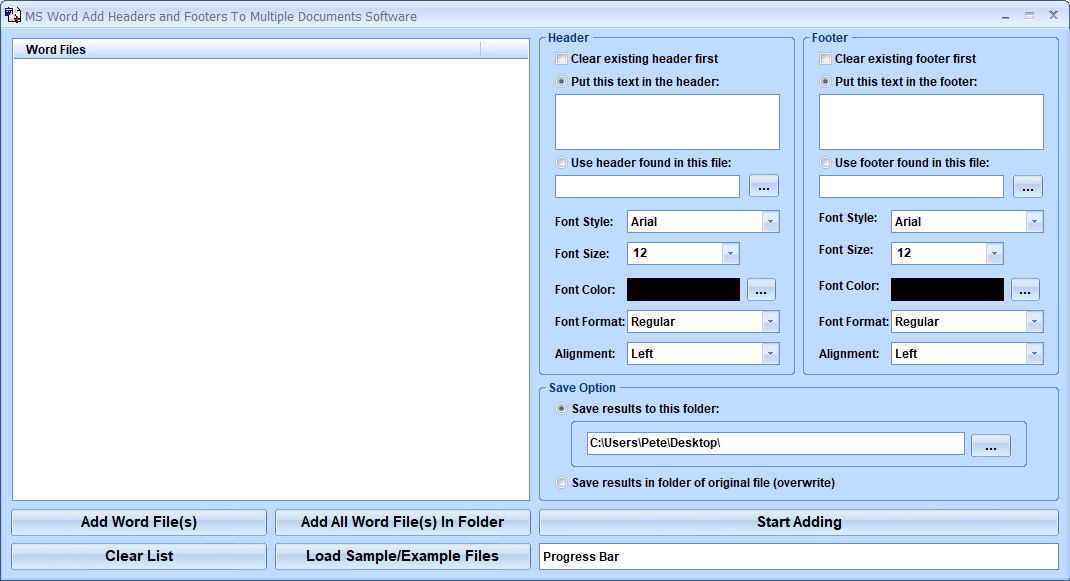 screenshot of ms-word-add-headers-and-footers-to-multiple-documents-software